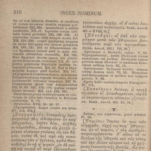 17,5 x 11,5 εκ. 2 σ. χ.α. + VI σ. + 314 σ. + 2 σ. χ.α., όπου στο φ. 1 κτητορική σφραγίδα C